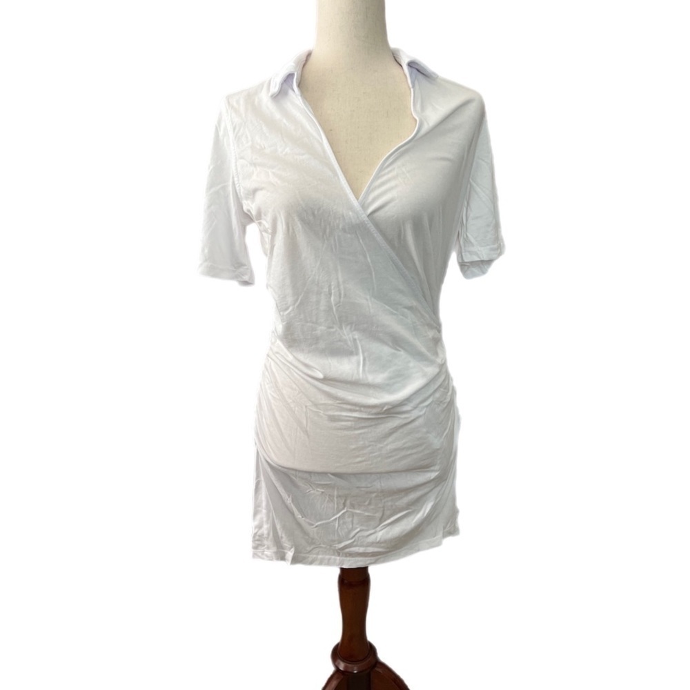 Monrow - Deep V-Neck Mini Dress - Med
